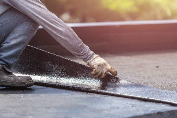 Professional Emergency Waterproofing technician working in Owosso, MI